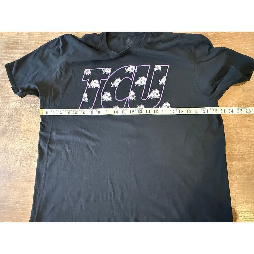 TCU TEXAS CHRISTIAN UNIVERSITY 100% cotton Collegiate Tee T-Shirt XL Gameday - Picture 5 of 6